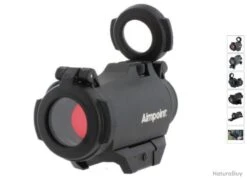 Aimpoint Micro H2 - 2Moa Avec Montage Intégré Pour Tikka T3 - Noir