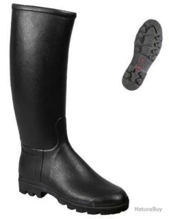 BOTTES SAINT HUBERT LE CHAMEAU NOIRE T44 MOLLET 44 (3527.T44.M44)