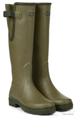 Bottes Femme Vert Vierzon Doublées Jersey LE CHAMEAU-41