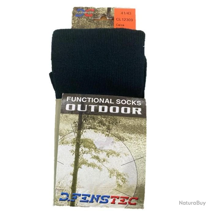 CHAUSSETTES HAUTES 78% LAINE MERINOS D.FENSTEC 38/40