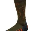 Chaussettes De Chasse Hautes En Laine Merinos Allround 2 (Couleur: Kaki, Taille: 42-44)