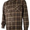 Chemise Polaire Carreaux Treeland Marron