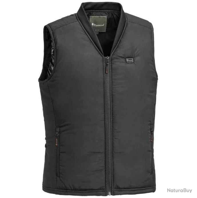 GILET CHAUFFANT PINEWOOD ULTRA BODY HEAT BLACK GREY