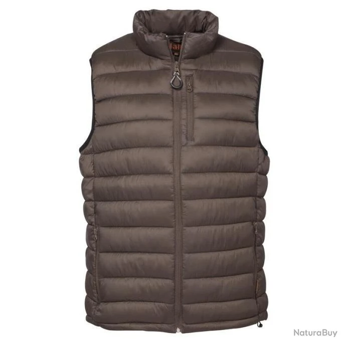 GILET MATELASSE PERCUSSION TREKKING MARRON - TAILLE L