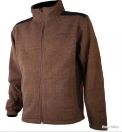 Gilet Veste Polaire Homme Somlys Sherpa Ref 490 - Marron Taille L