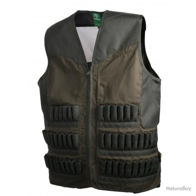 Gilet De Chasse Treeland Multi Tubes Vert