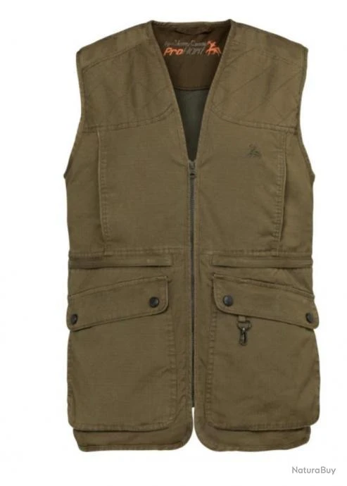 Gilet De Chasse Verney Carron Pro Hunt Grouse Kaki Taille 2XL