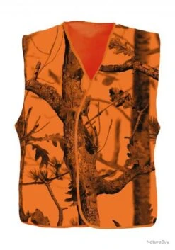 Gilet De Traque Ghost Camo Forest Fluo - Percussion