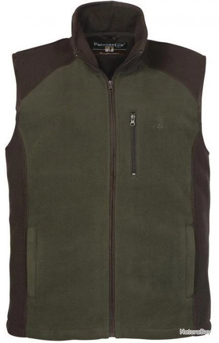 Gilet Polaire Gabion Kaki PERCUSSION