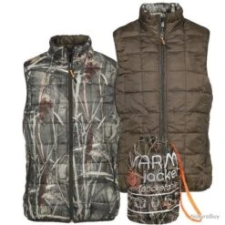Gilet Réversible Percussion Warm Marron Et GhostCamo Wet TAILLE 2XL