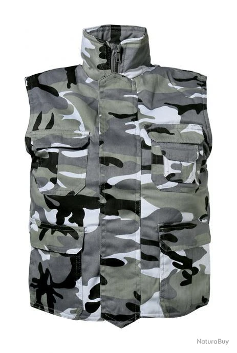 Gilets Rangers Enfant Urbain Gris Percussion-14 Ans