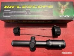 LUNETTE DE BATTUE OLIVON TRACKER PRO 1X4X24X24 RET LUMINEUX DIA 30mm