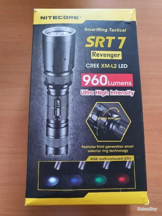 Lampe Torche NITECORE SmartRing Tactical 7 - SRT7 - 960 Lumens