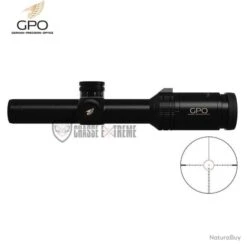 Lunette GPO Tactical 1-6x24 HS IL FFP