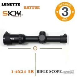 Lunette Skowoptique 1-4x24-GARANTIE 3 ANS- TOP QUALITÉ -Idéal Battue - LIVRAISON GRATUITE !!