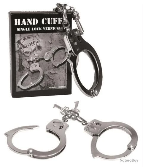 Mil-Tec PAIRE DE MENOTTES EN MÉTAL