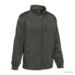 Sweat Shirt Zippé Percussion Kaki - Taille 3XL