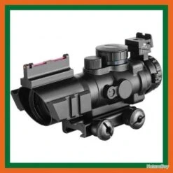 TOP - Point Rouge Tactique 4x32 Pour Rail 20 Mm - Triple Illumination - LIVRAISON GRATUITE ET RAPIDE