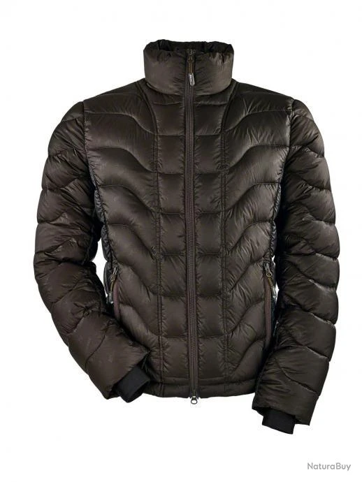 VESTE BLASER DUVET ANTON LIGHT - NOIR/MARRON. Taille: S