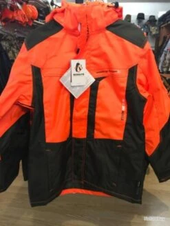 Veste De Traque Homme Somlys 456 Made In Traque Orange Taille L