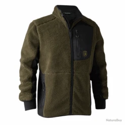 Veste Polaire Molletonnée Deerhunter Rogaland Fiber Pile Kaki