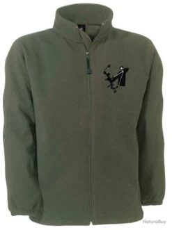 B&C Veste Micropolaire Coupe-vent Imperméable Respirante Avec Broderie Chasseur à L'arc