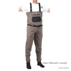 Waders Respirants Daiwa 3 Couches Chausson Néoprène XL