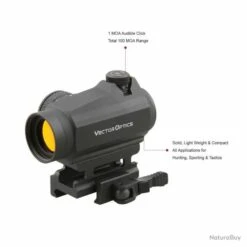 Vector Maverick 1x22 GenII Red Dot Sight Scrd-12II