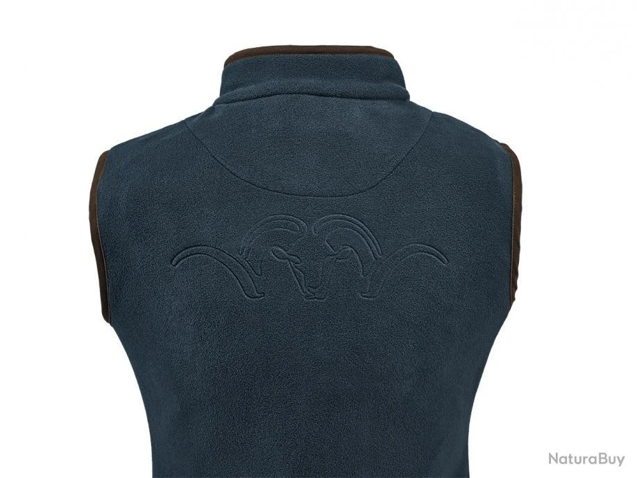 AC - GILET BLASER BASIC FLEECE FEMME - BLEU FONCE - TAILLE 38 â Image 2