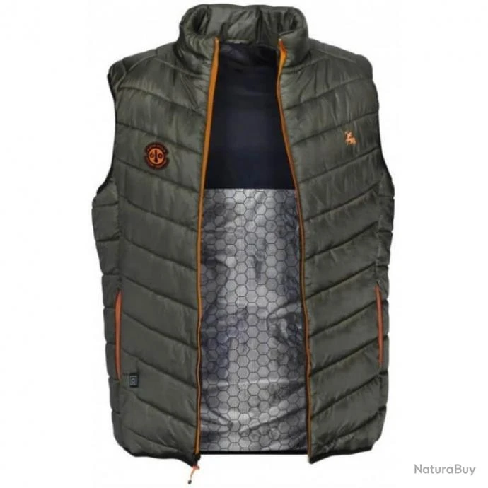 GILET CHAUFFANT KAKI VERNEY CARRON â Image 2