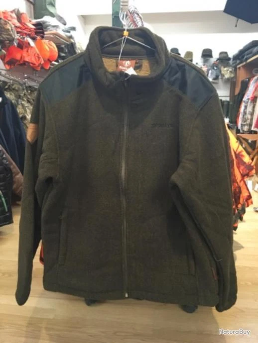 Gilet Veste Polaire Homme Somlys Sherpa Ref 490 - Marron Taille L â Image 2