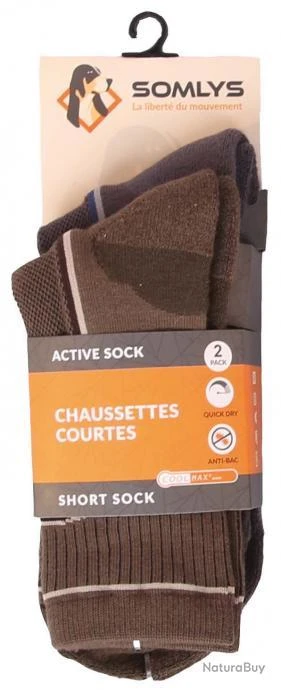 Lot De 2 Chaussettes Somlys 061 Active Sock - 46 â Image 2