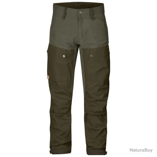 FJÄLLRÄVEN PANTALON HOMME KEB TROUSERS LONG M DEEP FOREST TAILLE 48 FR (013937)