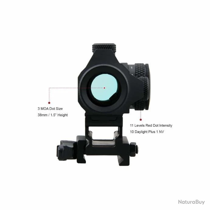 Vector Maverick 1x22 GenII Red Dot Sight Scrd-12II – Image 2
