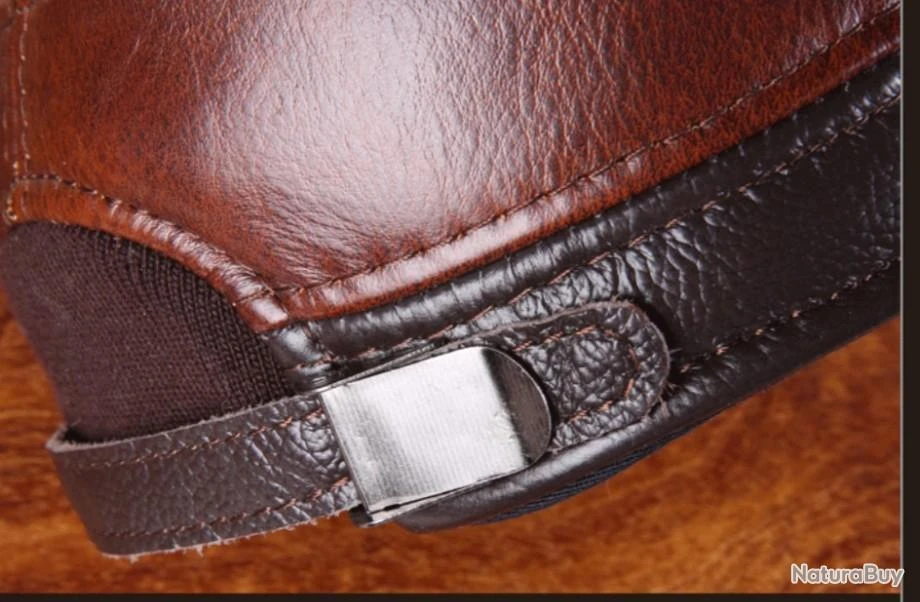 !!!! LIVRAISON OFFERTE !!!! NOUVEAUTÉ 2021 !!!! Casquette Cuir Véritable JEEP Réf 324 – Image 3