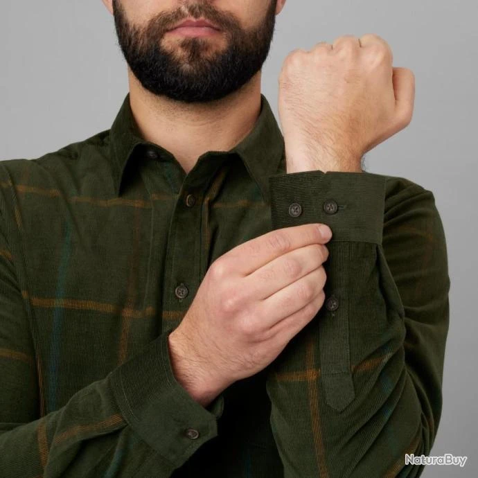 Härkila CHEMISE A VELOURS HARKILA KALDFJORD NEUVE – Image 3