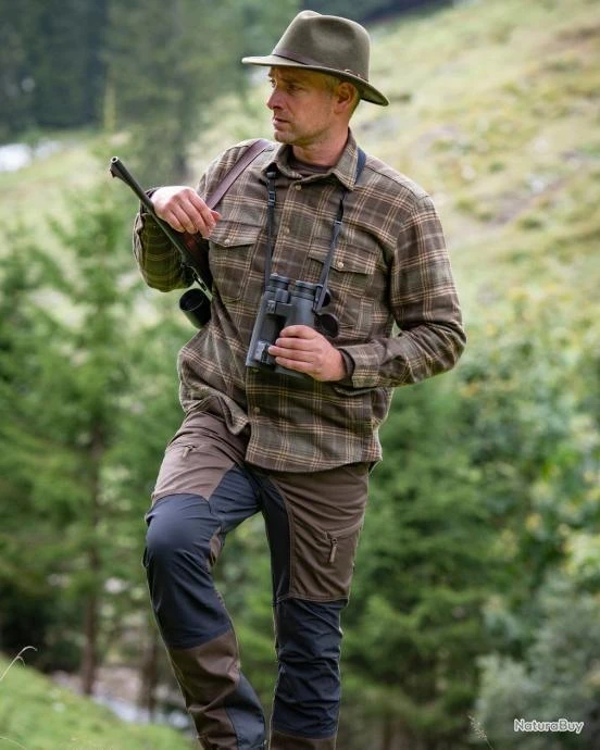 Deerhunter Chemise Noah Stormliner (Couleur: Carreaux Vert/brun, Taille: L) â Image 3