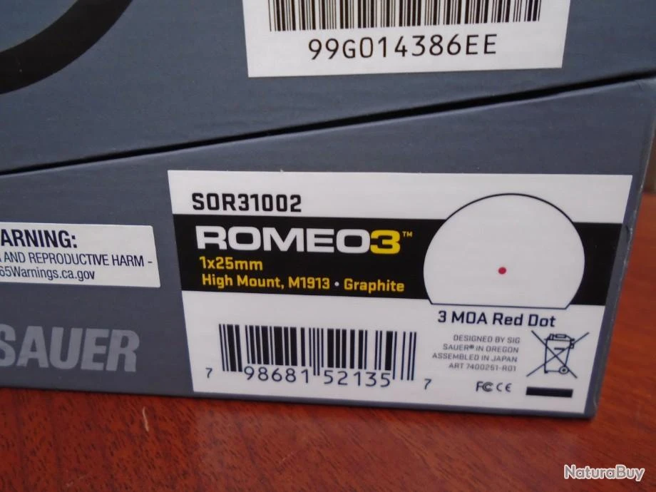 DESTOCKAGE SOLDE SIG SAUR ROMEO 3 NEUF EN STOCK – Image 3