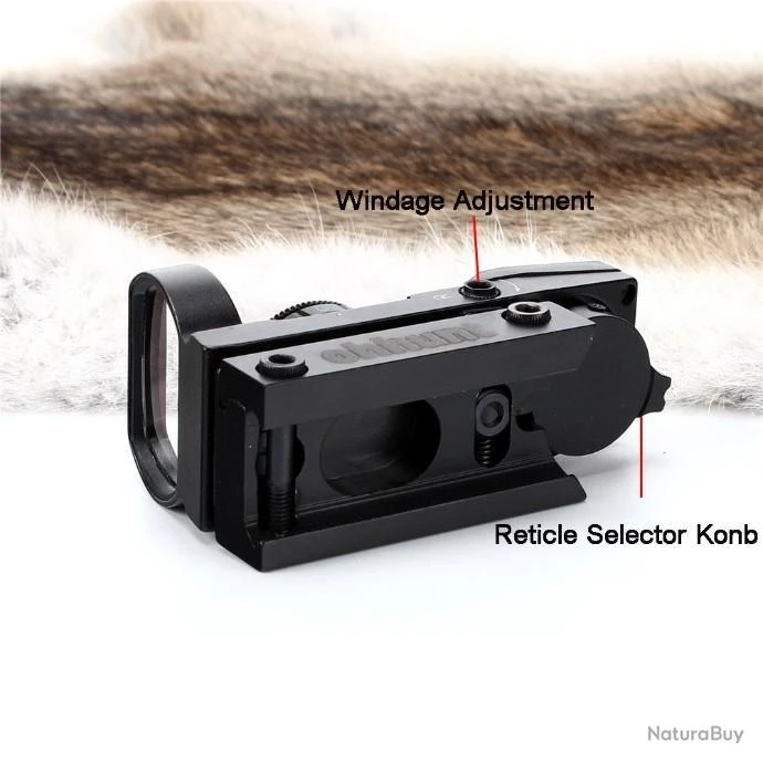 OHHUNT Point Rouge 1x22x33 4 Réticules - ENCHERES PAS DE PRIX DE RESERVE !!! – Image 3