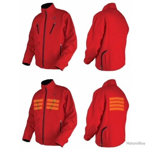 Veste Chauffante Soft Shell Thermo Jacket Noir â Image 3