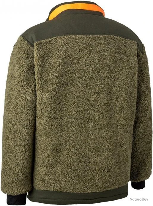 Veste Kaki En Peluche Germania Deerhunter Réversible Kaki – Image 3