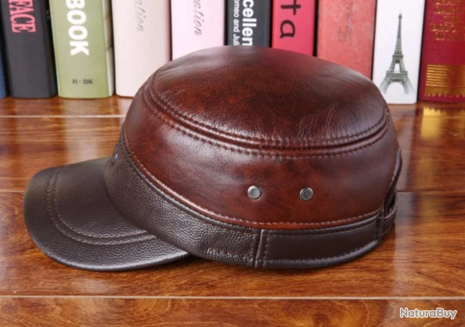 !!!! LIVRAISON OFFERTE !!!! NOUVEAUTÉ 2021 !!!! Casquette Cuir Véritable JEEP Réf 324 – Image 4