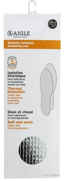 AIGLE Semelles Isolantes - P39+
