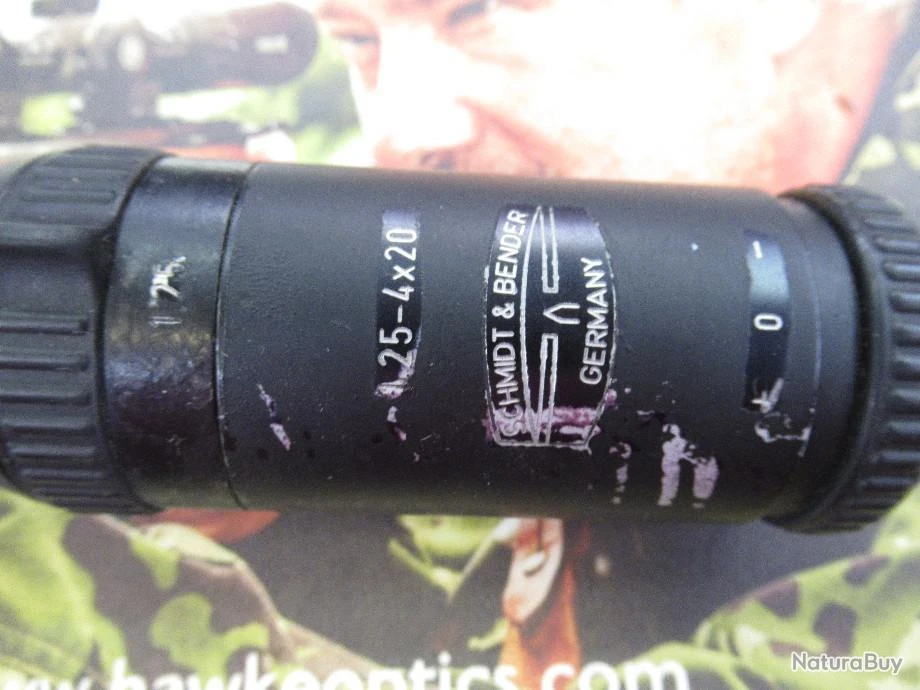 LUNETTE BATTUE 1.25-4X24 SCHMIDT ET BENDER RETICULE VARIANT A RAIL LUMINEUSE – Image 4
