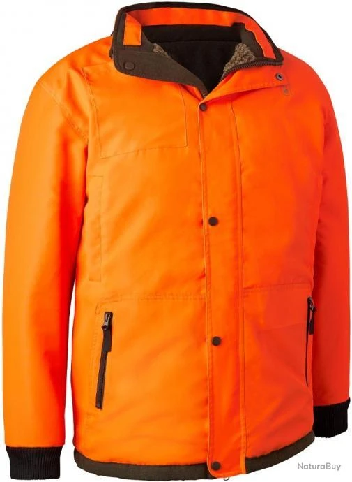 Veste Kaki En Peluche Germania Deerhunter Réversible Kaki – Image 4