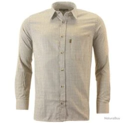 Chemises Tattersall Marron/vert