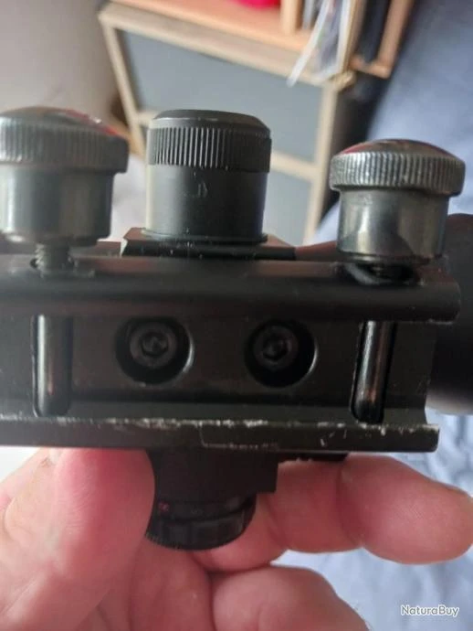 Lunette De Visée Avec Réticule Lumineux Montée Sur Rail Vissage Et Pour être Montée Sur Rail Weaver – Image 5