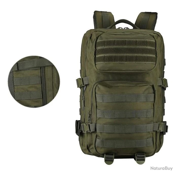Sac à Dos Militaire Tactique 40L Multifonction Randonnée Chasse Pêche Camping Trekking Escalade – Image 5