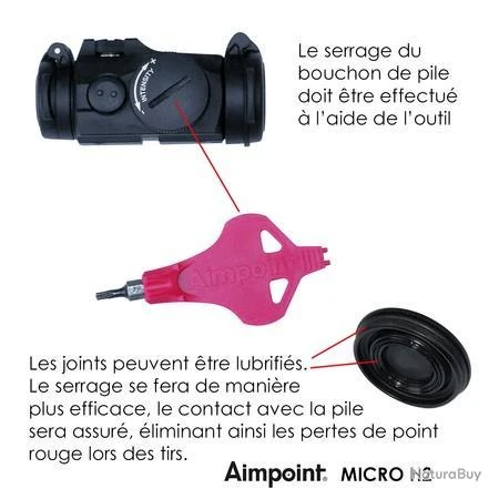 MICRO H2 - AIMPOINT 2 MOA, Rail Weaver – Image 3
