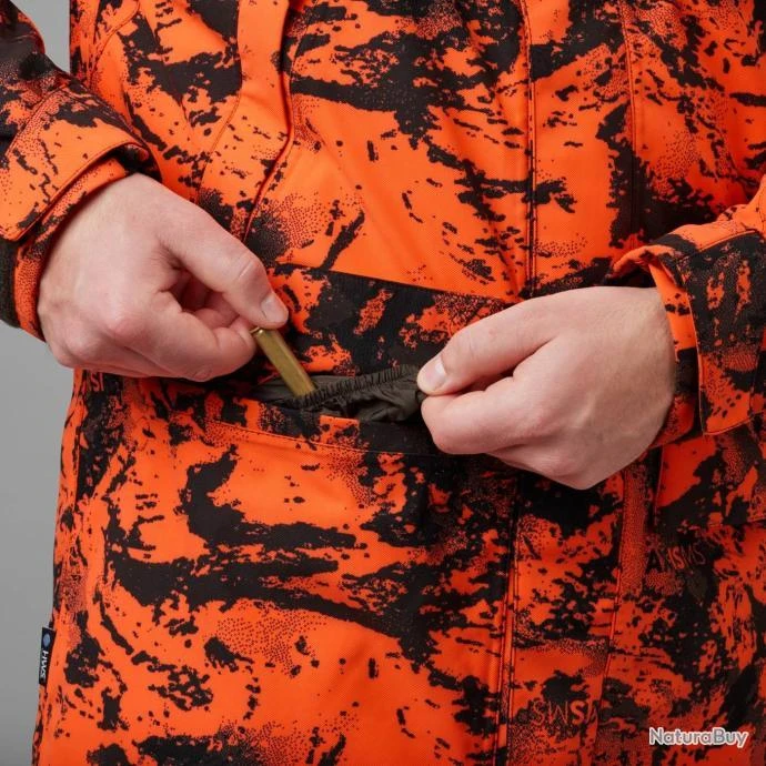 Härkila Veste Wildboar Pro HWS Insulated AXIS MSP Orange Blaze – Image 6